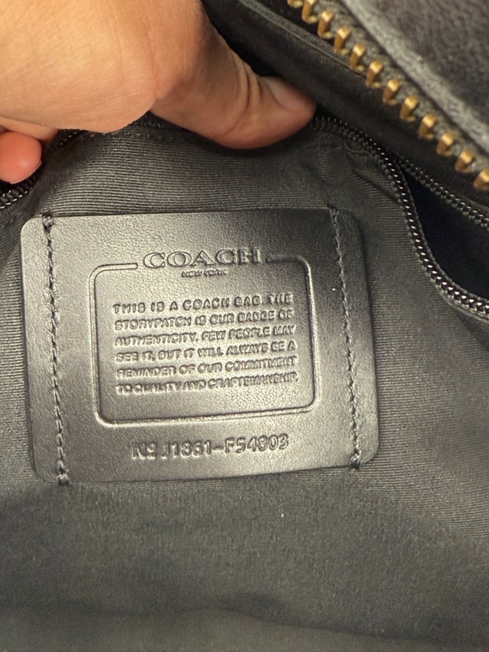 Coach Perry Slim Briefcase Signature Brown - Picture 7 of 7
